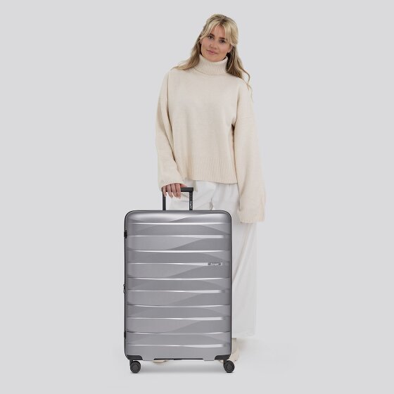 Bergpfeil Reis trolley op 4 wielen L 75 cm met uitbreidingsplooi