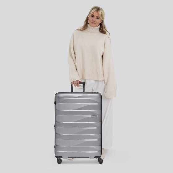 Bergpfeil Reis trolley op 4 wielen L 75 cm met uitbreidingsplooi