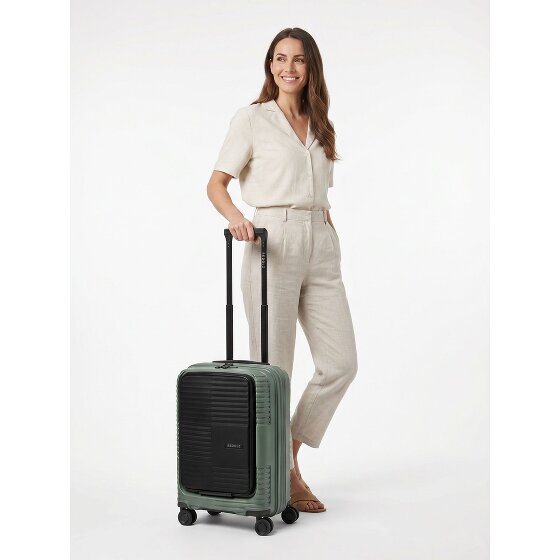 Redolz Essentials 17 2.0 4 wielen Cabinewagen 55 cm Laptopvak met uitbreidingsplooi