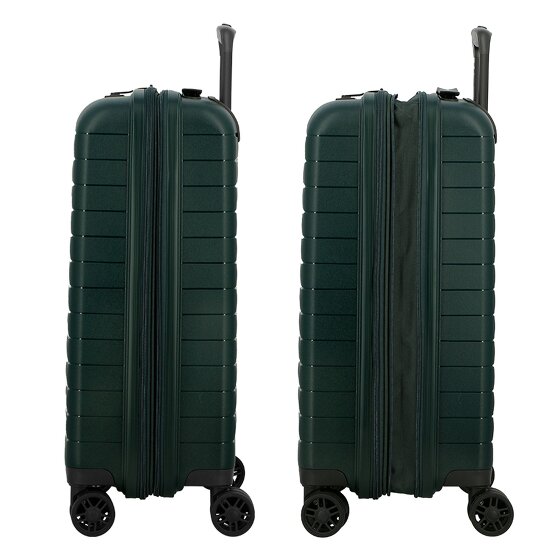 Jump Striper 4 wielen Cabinewagen 55 cm met uitbreidingsplooi