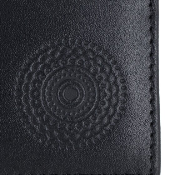 oxmox Leather Portemonnee RFID-bescherming Leder 11 cm