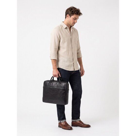 Jost Glasgow Aktentas Leder 37 cm Laptopvak