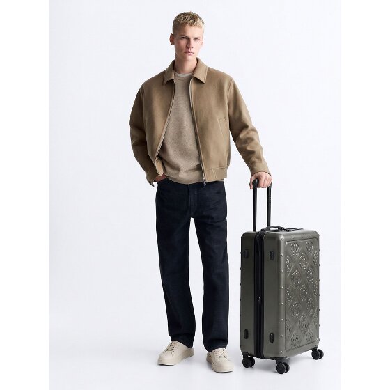 Roberto Cavalli Florence 4 wielen Trolley 74 cm met uitbreidingsplooi