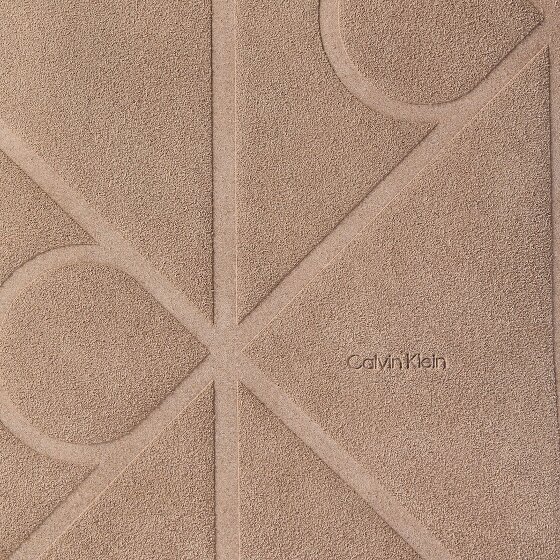 Calvin Klein Emblem AOP Shopper Tas Leer 32 cm