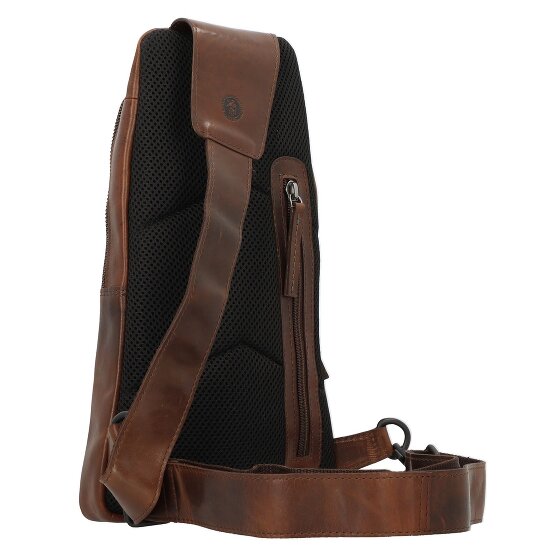 Greenburry Newport schoudertas leer 33 cm