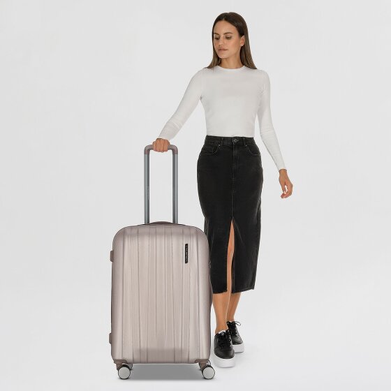 Polestream Moonrock 4 wielen Trolley M 69 cm met uitbreidingsplooi