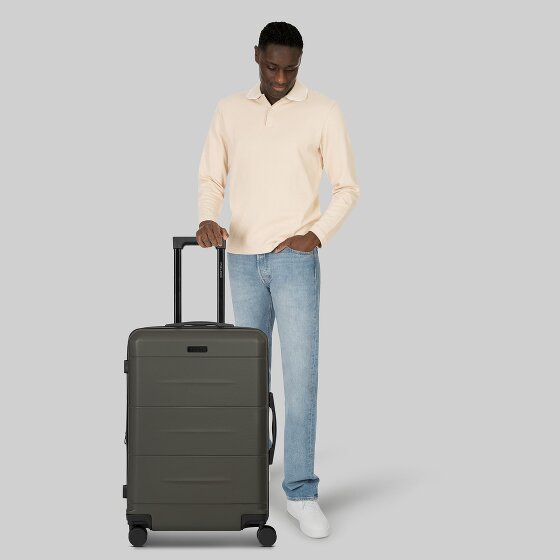 Police London 4 wielen Trolley 64 cm met uitbreidingsplooi