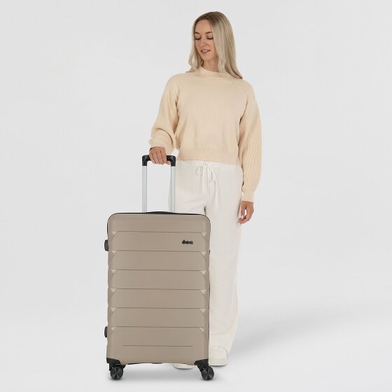 d&n Travel Line 4100 4 wielen Trolley L 74 cm