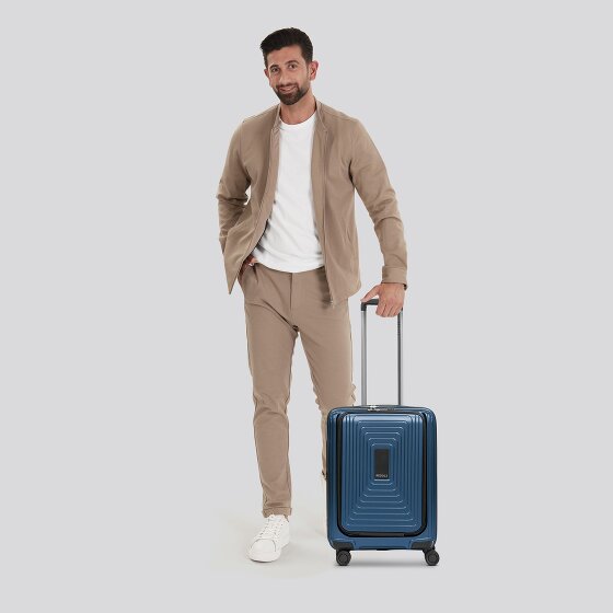 Redolz Essentials 14 4 wielen Cabinewagen S 55 cm Laptop compartiment met uitbreidingsplooi