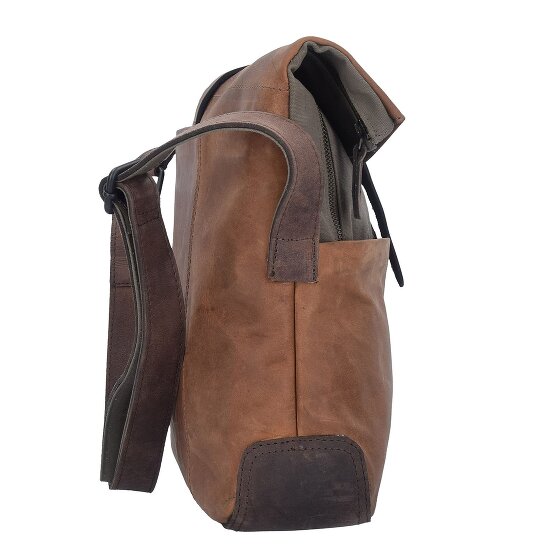 Harold's Twister Messenger Leer 36 cm Laptopcompartiment