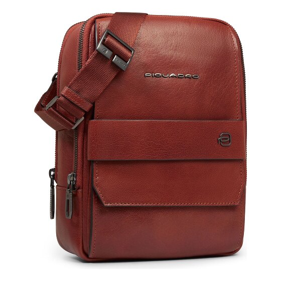 Piquadro Solm Schoudertas Leer 25 cm