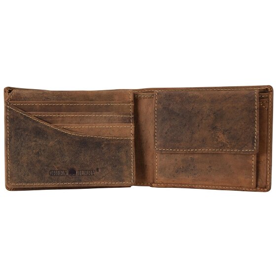 Greenburry Vintage Zwijnen Portemonnee Leer 12 cm
