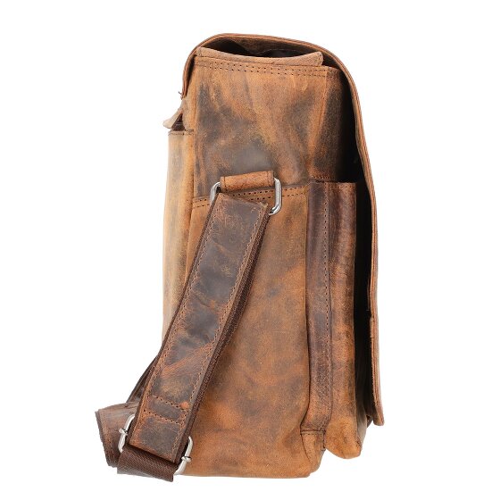 Pride and Soul Messenger leder 37 cm laptop compartiment Pride and Soul Messenger leder 37 cm laptop compartiment