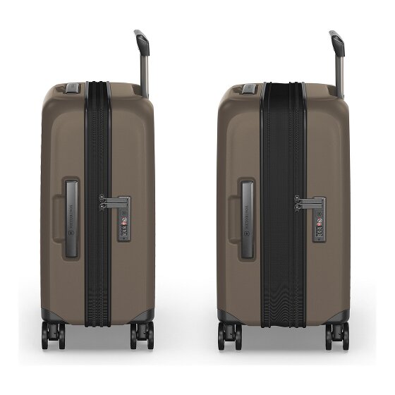 Victorinox Airox Advanced 4 wielen Cabinewagen S 55 cm Laptop compartiment met uitbreidingsplooi