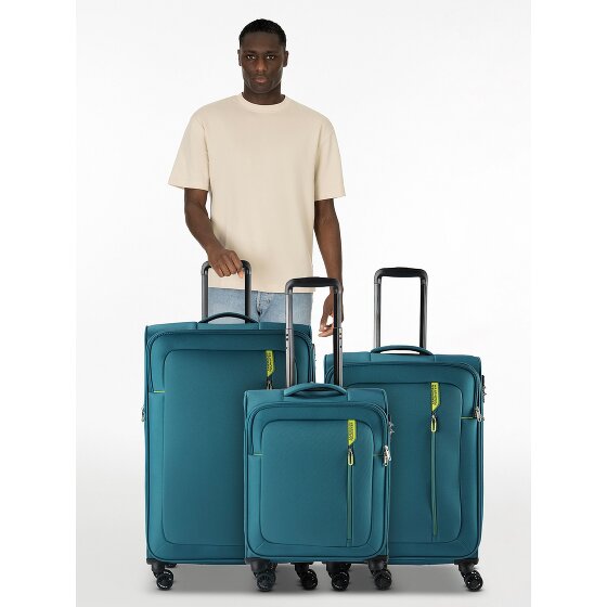 American Tourister Nitestream 4 wielen Kofferset 3-delig met uitbreidingsplooi