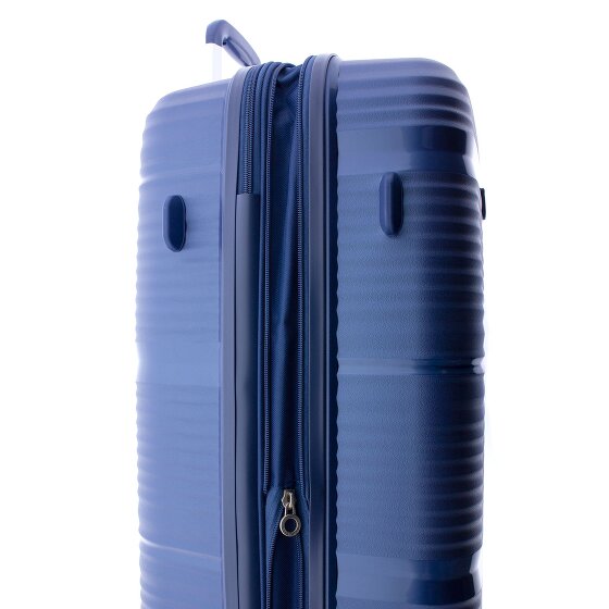 Gladiator 0800 4 wielen Trolley 76 cm met uitbreidingsplooi