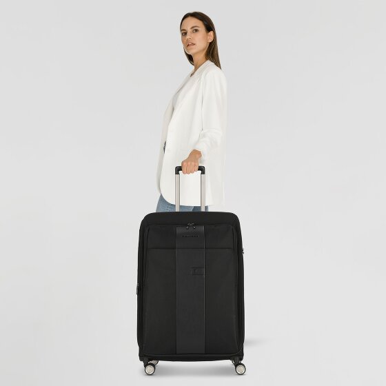 Piquadro Brief 4 wielen Trolley 78 cm met uitbreidingsplooi