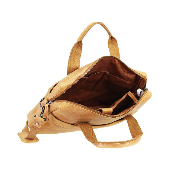 Greenland Nature Lichte aktetas Leer 37 cm Tabletcompartiment