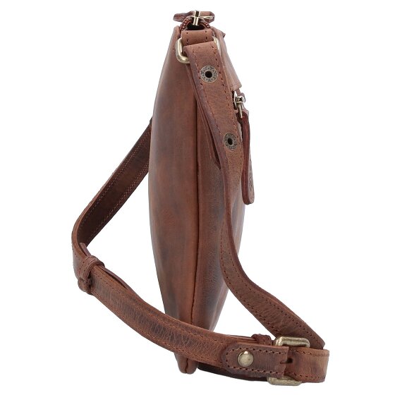 Greenland Nature Montenegro Schoudertas RFID Leer 28 cm Greenland Nature Montenegro Schoudertas RFID Leer 28 cm