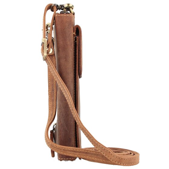 Greenburry Vintage mobiele telefoon etui RFID leer 8 cm