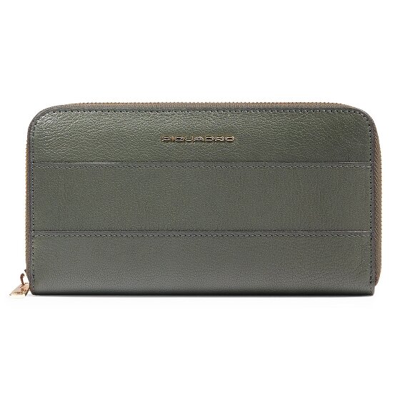 Piquadro Patricia Portemonnee RFID-bescherming Leer 19 cm