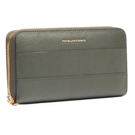 Piquadro Patricia Portemonnee RFID-bescherming Leer 19 cm
