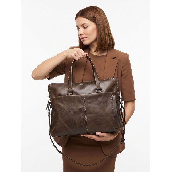 Greenburry Newport Aktentas Leder 39 cm Laptopvak