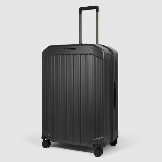 Piquadro PQ-Light 4 wielen Trolley 69 cm met uitbreidingsplooi
