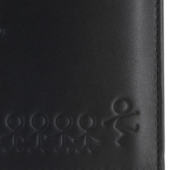 oxmox Leather Portemonnee RFID-bescherming Leder 13 cm