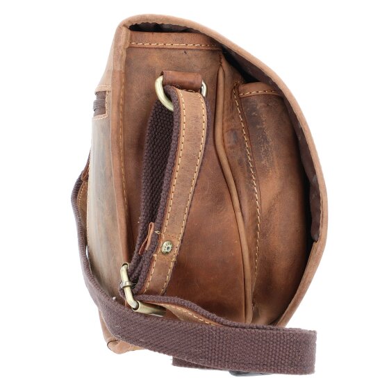 Greenburry Vintage Jachttas Schoudertas Leer 30 cm
