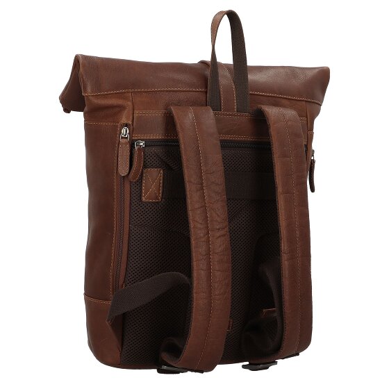 Jack Kinsky Porto Dagrugzak Leer 43 cm Laptop compartiment