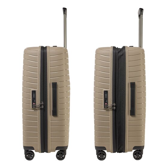 Stratic Novium 4 wielen Trolley M 65 cm met uitbreidingsplooi