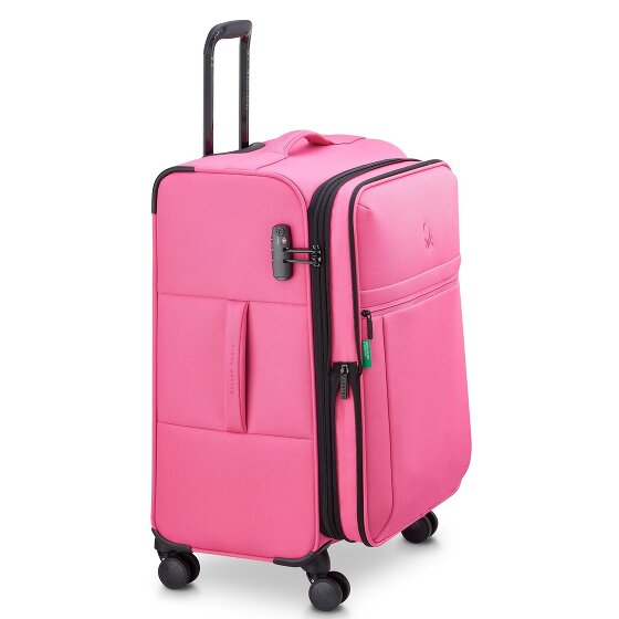 Delsey Paris x United Colors of Benetton BE 4-wiel trolley 65 cm met uitbreidingsplooi