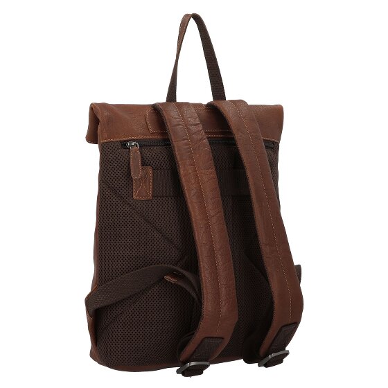 Jack Kinsky Porto Dagrugzak Leer 37 cm Laptop compartiment