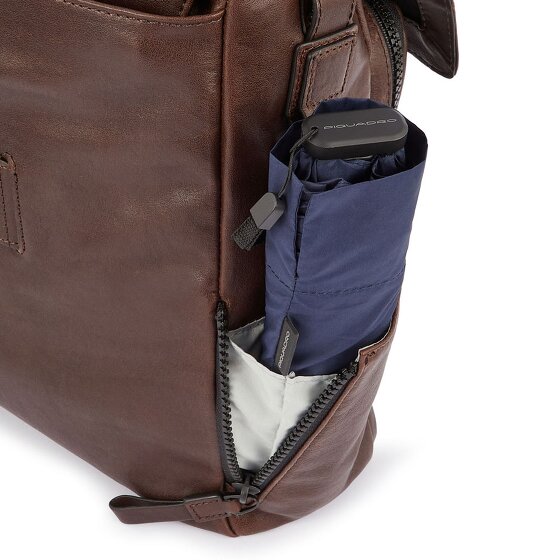 Piquadro Harper aktetas Leer 43 cm Laptopcompartiment