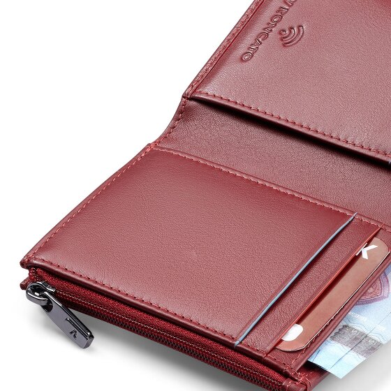 Roncato Detroit Portemonnee RFID-bescherming Leer 8 cm