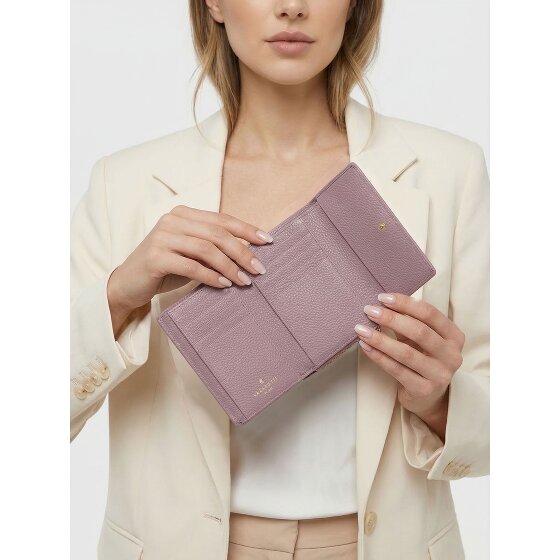 Lazarotti Bologna leer XL portemonnee met ritsvak leer 14 cm