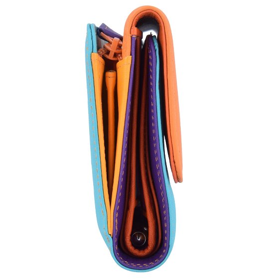 Mywalit Tri-fold Zip Wallet Leren Portemonnee 17 cm