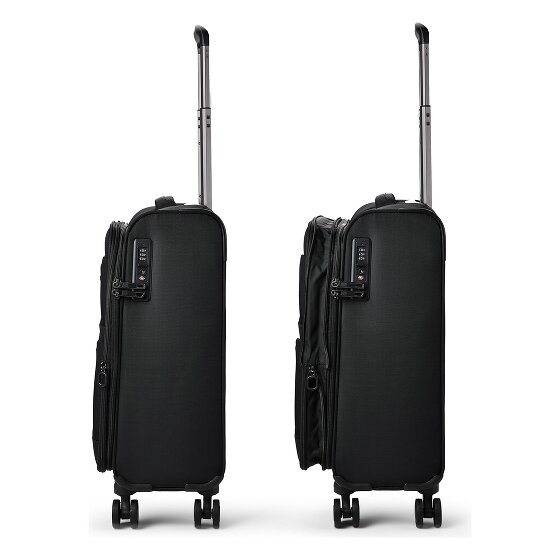 Cocoono Mauritius 4 wielen Cabinewagen S 58 cm met uitbreidingsplooi