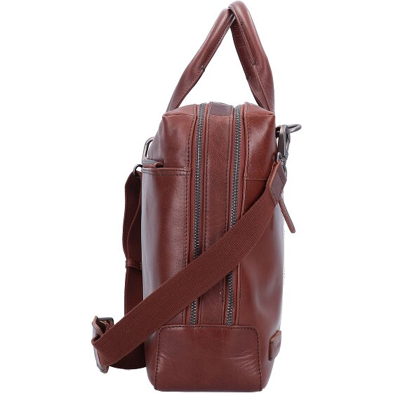 Plevier Rock Flint Koffer RFID-bescherming Leer 41 cm Laptop compartiment