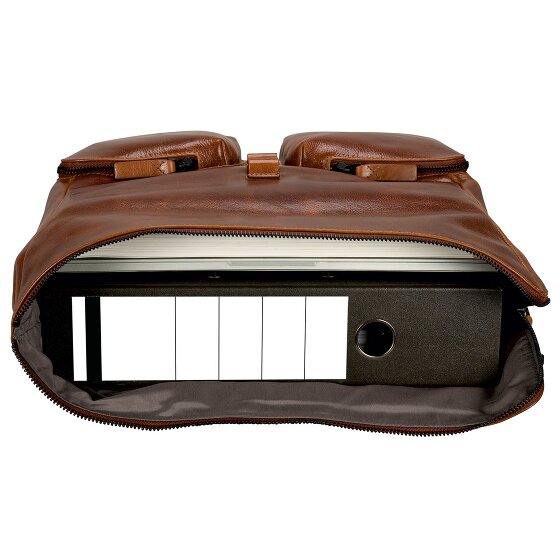 Leonhard Heyden Porto Boodschapper Leer 38 cm