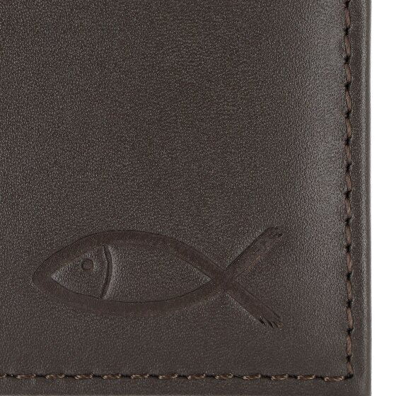 oxmox Leather Portemonnee RFID-bescherming Leder 11 cm