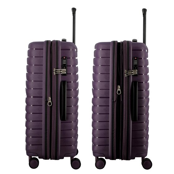 Jump Xwave 4 wielen Trolley 66 cm met uitbreidingsplooi