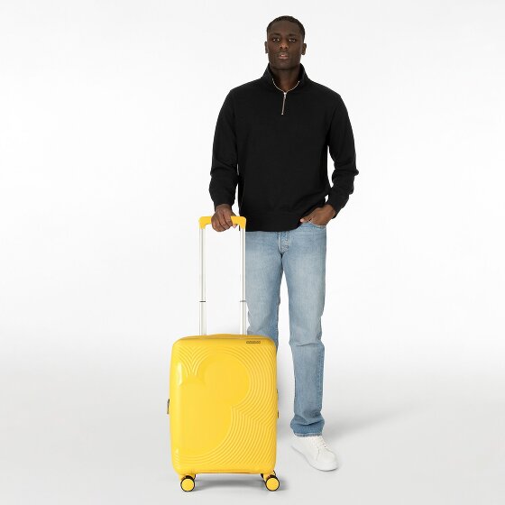 American Tourister Mickey Magic 4 wielen Cabinewagen 55 cm met uitbreidingsplooi