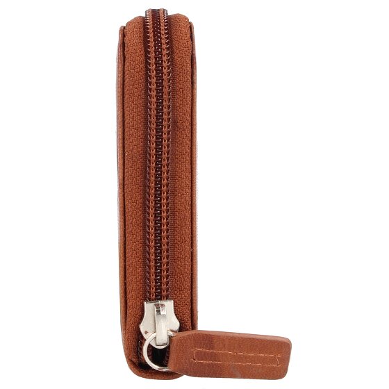 mano Donna Aurona Portemonnee RFID Leer 19 cm