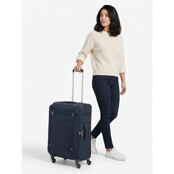 Samsonite Citybeat 4 wielen Trolley 66 cm met uitbreidingsplooi