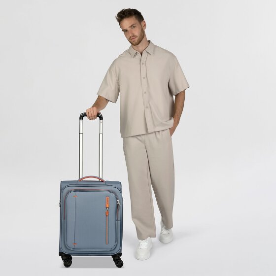 American Tourister Cloudrider 4 wielen Cabinewagen S 55 cm met uitbreidingsplooi