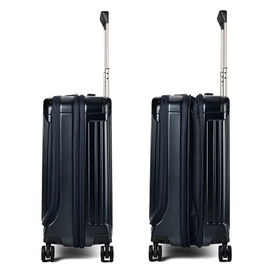 Piquadro PQ-Light 4 wielen Cabinewagen S 56 cm Laptopvak met uitbreidingsplooi