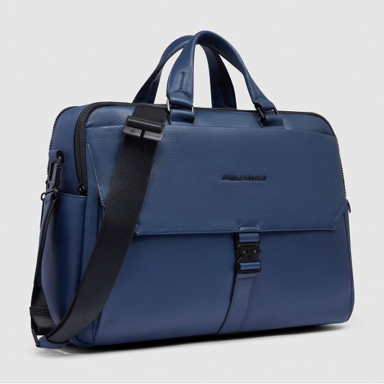 Piquadro Than Koffer Leer 30 cm Laptop compartiment