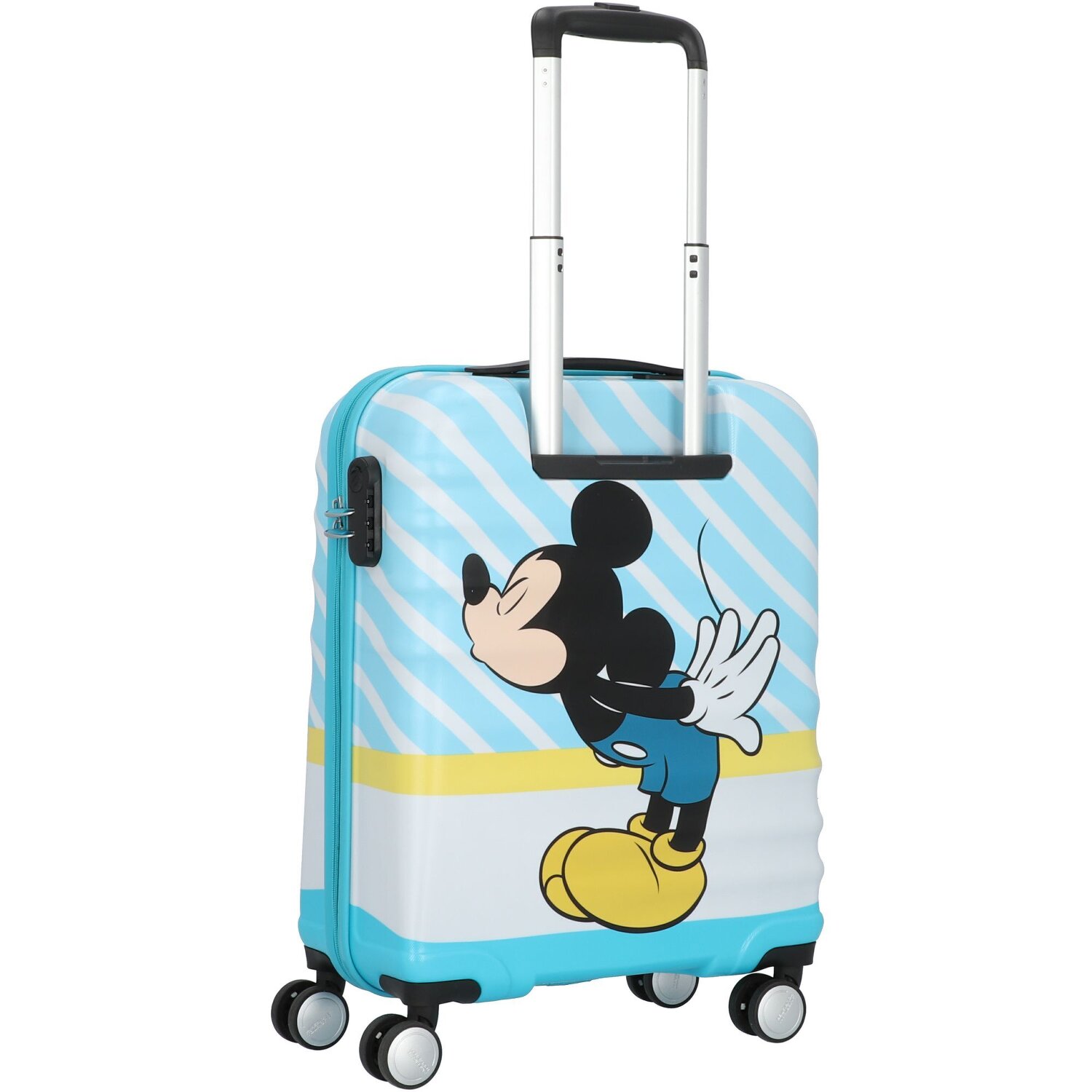 blue Trolley 55 Cabin Disney kiss 4 American Tourister Wavebreaker mickey Rollen cm